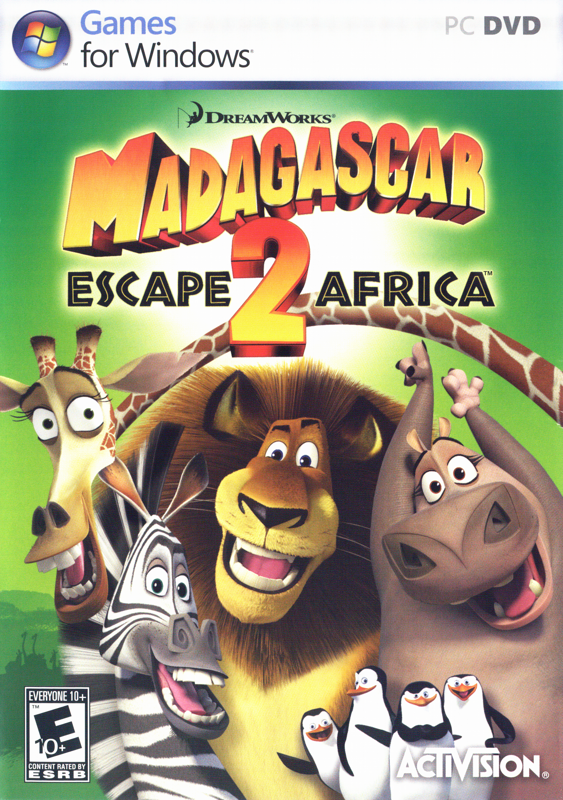 Madagascar Escape 2 Africa box art for Wii